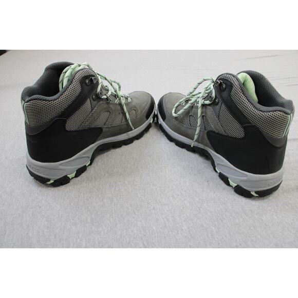 Hi-Tec Boots Women's Size 9 Blue Gray Waterproof Round Toe Outdoor Hiking - Picture 7 of 10